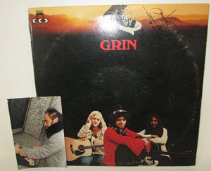 Nils Lofgren Signed Autographed "Grin" Record Album - COA Matching Holograms