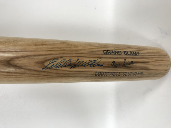 Eddie Mathews Signed Autographed Full-Sized Louisville Slugger Blonde Baseball Bat - JSA COA