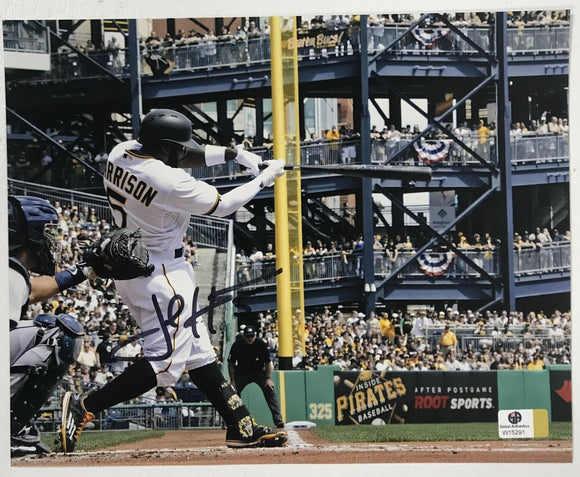 Josh Harrison Signed Autographed Glossy 8x10 Photo Pittsburgh Pirates - COA Matching Holograms