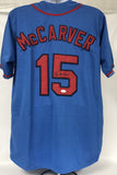 Tim McCarver Signed Autographed St. Louis Cardinals Blue Baseball Jersey - JSA COA