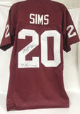 Billy Sims Signed Autographed "78 Heisman" Oklahoma Sooners Football Jersey - JSA COA