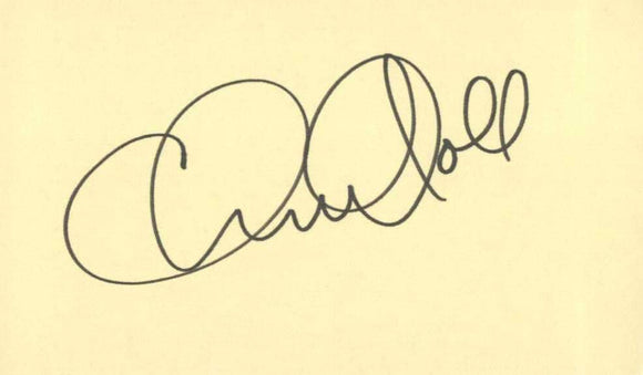 Chuck Noll (d. 2014) Signed Autographed 3x5 Index Card - Pittsburgh Steelers