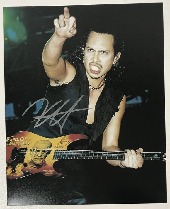 Kirk Hammett Signed Autographed 