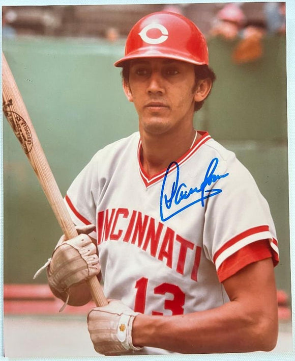 Dave Concepcion Signed Autographed Glossy 8x10 Photo Cincinnati Reds - COA Matching Holograms