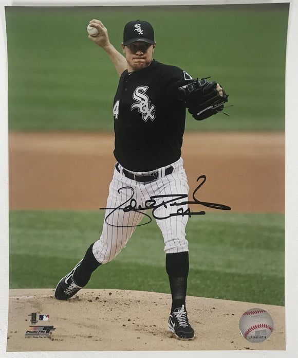 Jake Peavy Signed Autographed Glossy 8x10 Photo Chicago White Sox - COA Matching Holograms