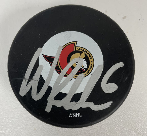 Wade Redden Signed Autographed Ottawa Senators Hockey Puck - COA Matching Holograms