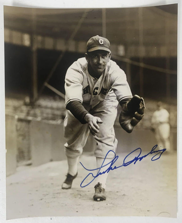 Luke Appling (d. 1991) Signed Autographed Glossy 8x10 Photo - Chicago White Sox