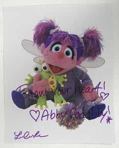 Leslie Carrara-Rudolph Signed Autographed "Abby Cadabby" Sesame Street Glossy 8x10 Photo - COA Matching Holograms