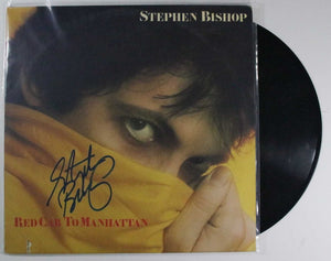 Stephen Bishop Signed Autographed "Red Cab to Manhattan" Record Album - COA Matching Holograms