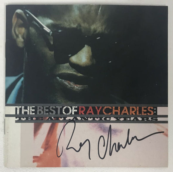 Ray Charles Signed Autographed 