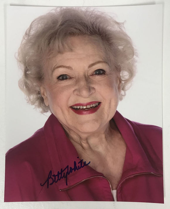 Betty White Signed Autographed Glossy 8x10 Photo - COA Matching Holograms