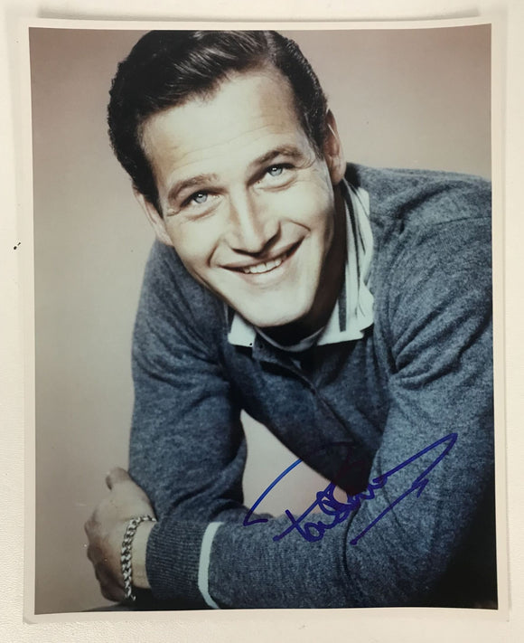Paul Newman (d. 2008) Signed Autographed Glossy 8x10 Photo - COA Matching Holograms