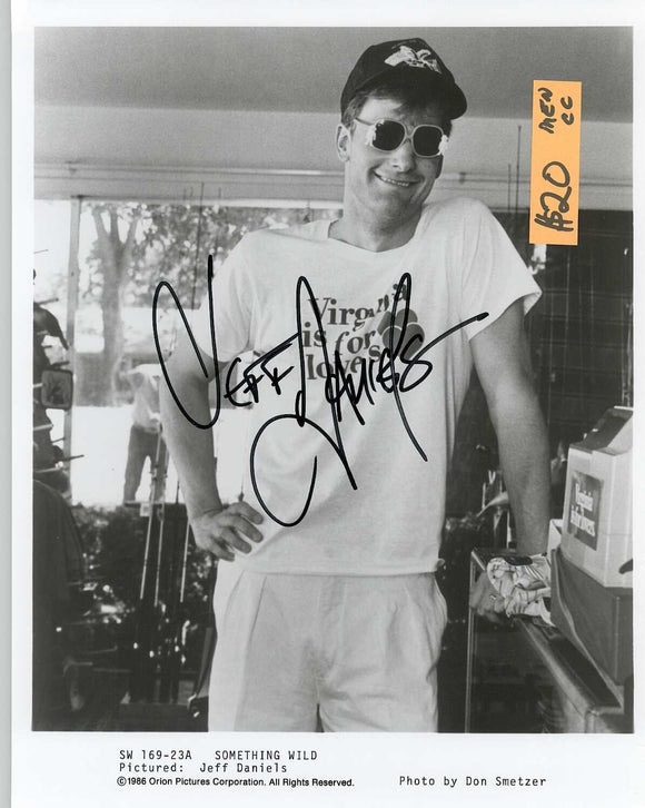 Jeff Daniels Signed Autographed 