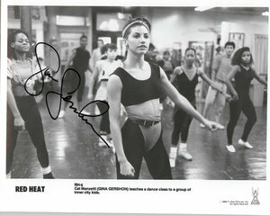 Gina Gershon Signed Autographed "Red Heat" Glossy 8x10 Photo - COA Matching Holograms
