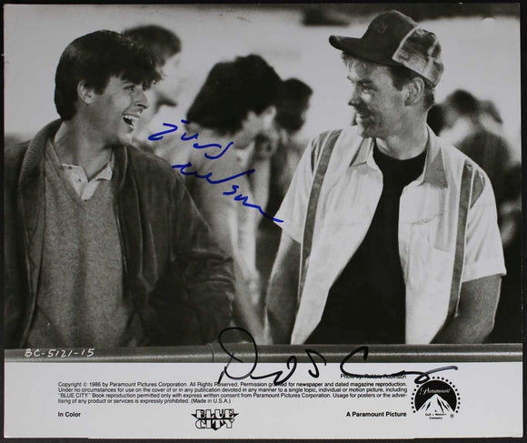 Judd Nelson & David Caruso Signed Autographed Glossy 7x9 Photo - COA Matching Holograms