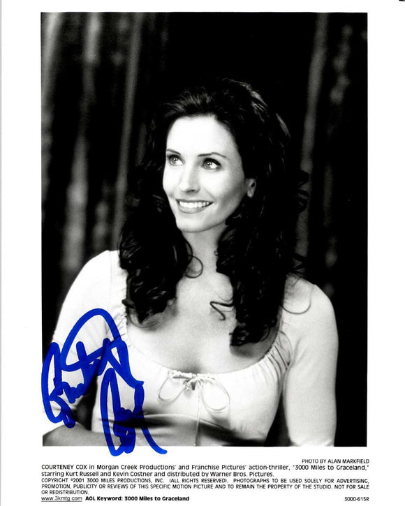 Courtney Cox Signed Autographed 