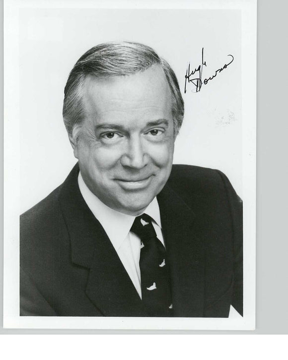 Hugh Downs (d. 2020) Signed Autographed Glossy 8x10 Photo - COA Matching Holograms
