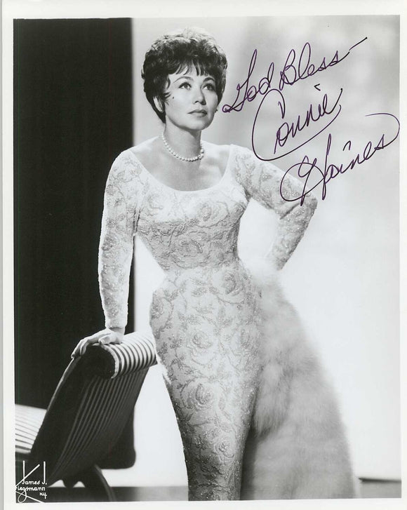 Connie Haines (d. 2008) Signed Autographed Glossy 8x10 Photo - COA Matching Holograms