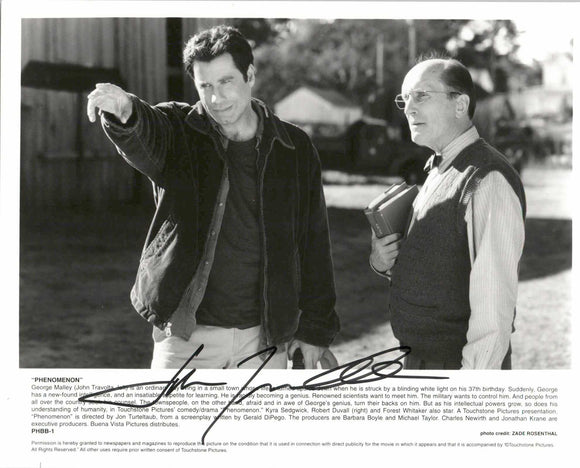 John Travolta Signed Autographed 