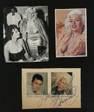 Jayne Mansfield (d. 1967) Signed Autographed Vintage Signature Cut 8.5x11 Display - COA Matching Holograms