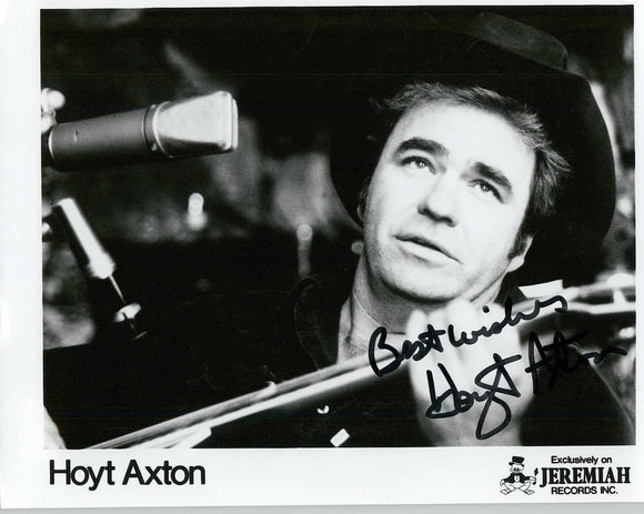 Hoyt Axton (d. 1999) Signed Autographed Vintage Glossy 8x10 Photo - COA Matching Holograms