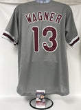 Billy Wagner Signed Autographed "422 Saves" Philadelphia Phillies Gray Baseball Jersey - JSA COA