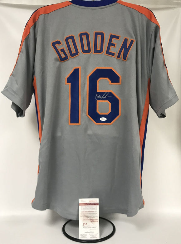 Dwight Gooden Signed Autographed New York Mets Gray Baseball Jersey - JSA COA