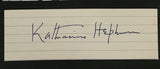 Katharine Hepburn Signed Autographed Vintage Signature Cut 8.5x11 Display - COA Matching Holograms
