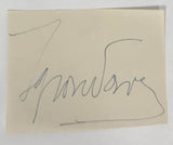 Tyrone Power (d. 1958) Signed Autographed Vintage Signature Page 8.5x11 Display - Lifetime COA