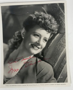 Irene Dunne Signed Autographed Vintage Glossy 8x10 Photo - COA Matching Holograms