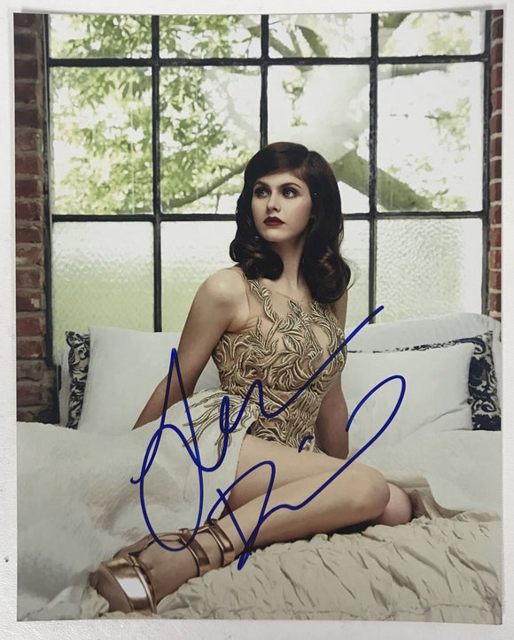 Alexandra Daddario Signed Autographed Glossy 8x10 Photo - COA Matching Holograms
