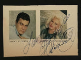 Jayne Mansfield (d. 1967) Signed Autographed Vintage Signature Cut 8.5x11 Display - COA Matching Holograms