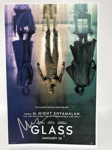 M. Night Shyamalan Signed Autographed "Glass" Glossy 11x17 Movie Poster - COA Matching Holograms