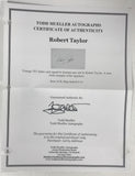 Robert Taylor (d. 1969) Signed Autographed Vintage Signature 8.5x11 Display - Lifetime COA