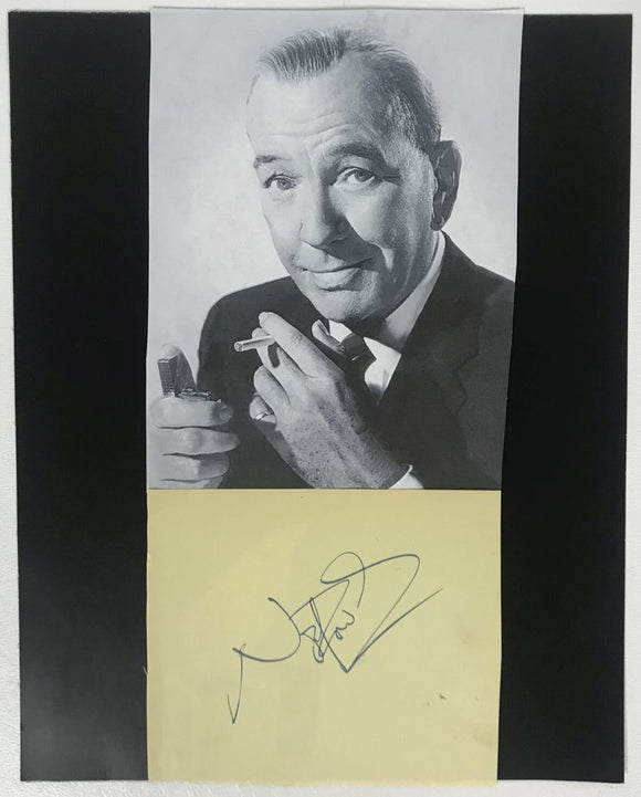 Noel Coward (d. 1973) Signed Autographed Vintage Signature 8.5x11 Display - Lifetime COA