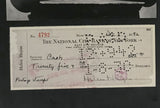 Helen Hayes (d. 1993) Signed Autographed Vintage Signed Personal Check 8.5x11 Display - Lifetime COA