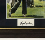 Byron Nelson (d. 2006) Signed Autographed Vintage Signed 14x17 Framed Matted Display - Lifetime COA