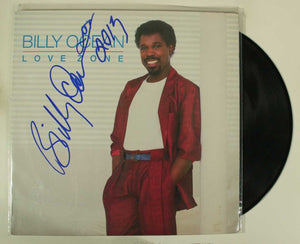 Billy Ocean Signed Autographed "Love Zone" Record Album - COA Matching Holograms