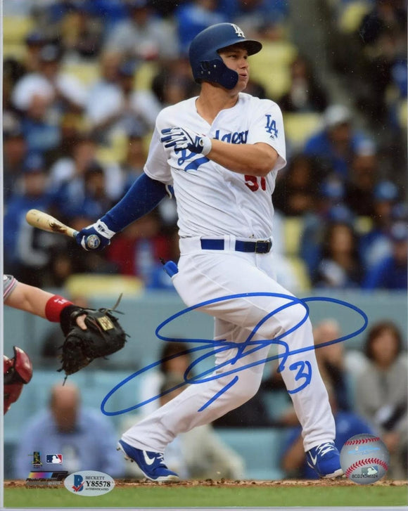 Joc Pederson Signed Autographed Glossy 8x10 Photo Los Angeles Dodgers - Beckett BAS Authenticated