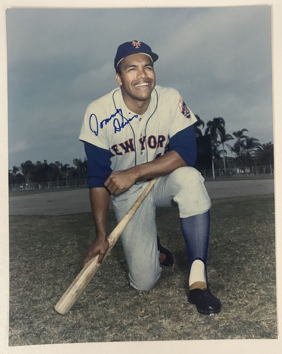 Tommy Davis (d. 2022) Signed Autographed Glossy 8x10 Photo New York Mets - COA Matching Holograms
