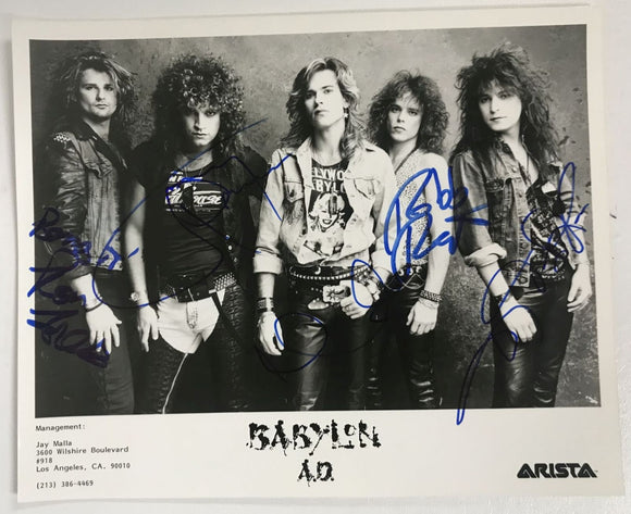 Babylon A.D. Band Signed Autographed Vintage Glossy 8x10 Photo - COA Matching Holograms