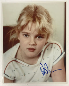 Drew Barrymore Signed Autographed "E.T." Glossy 8x10 Photo - COA Matching Holograms