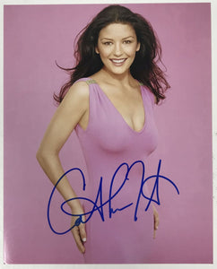 Catherine Zeta-Jones Signed Autographed Glossy 8x10 Photo - COA Matching Holograms