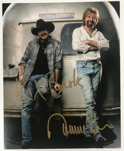 Kix Brooks & Ronnie Dunn Signed Autographed "Brooks and Dunn" Glossy 8x10 Photo - COA Matching Holograms