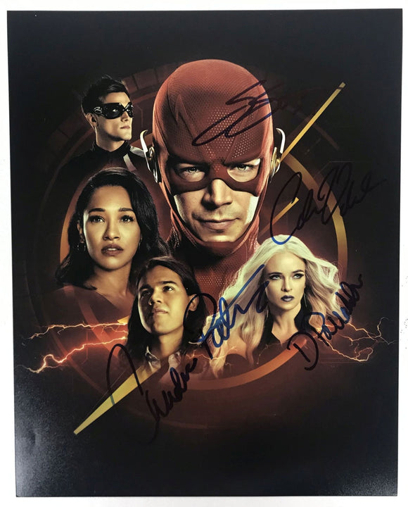 The Flash Cast Signed Autographed Glossy 8x10 Photo - COA Matching Holograms