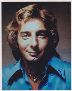 Barry Manilow Signed Autographed Glossy 8x10 Photo - COA Matching Holograms