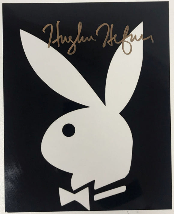 Hugh Hefner (d. 2017) Signed Autographed Glossy 8x10 Photo - COA Matching Holograms