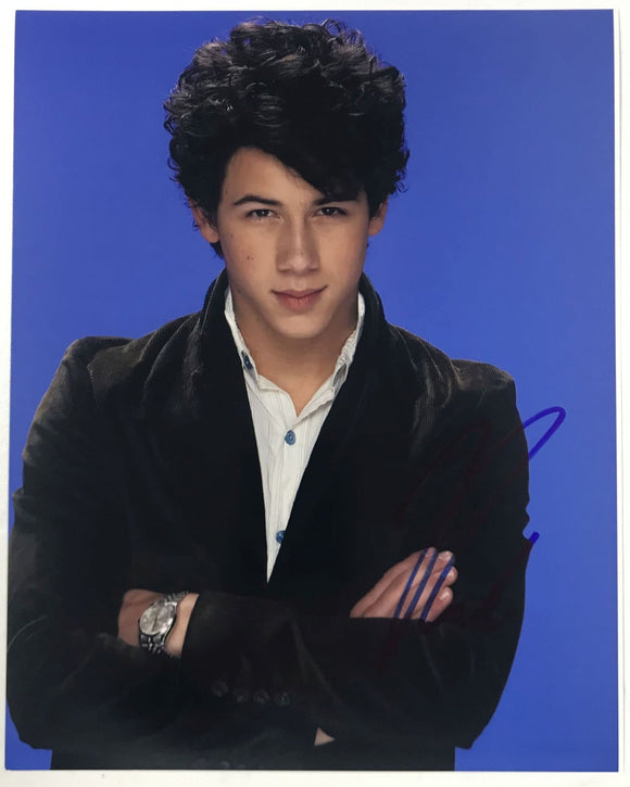 Nick Jonas Signed Autographed Glossy 8x10 Photo - COA Matching Holograms