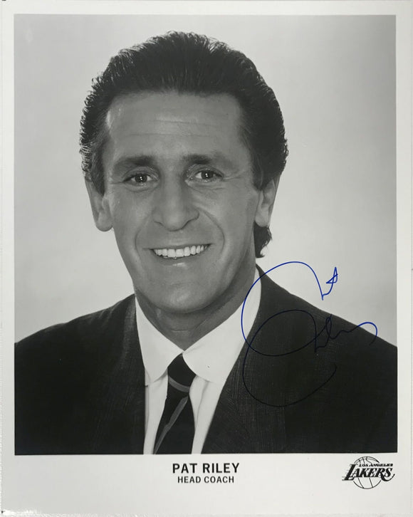 Pat Riley Autographed Glossy 8x10 Photo Los Angeles Lakers - COA Matching Holograms