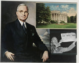 Harry Truman (d. 1972) Signed Autographed Postcard 8.5x11 Signature Display - Lifetime COA